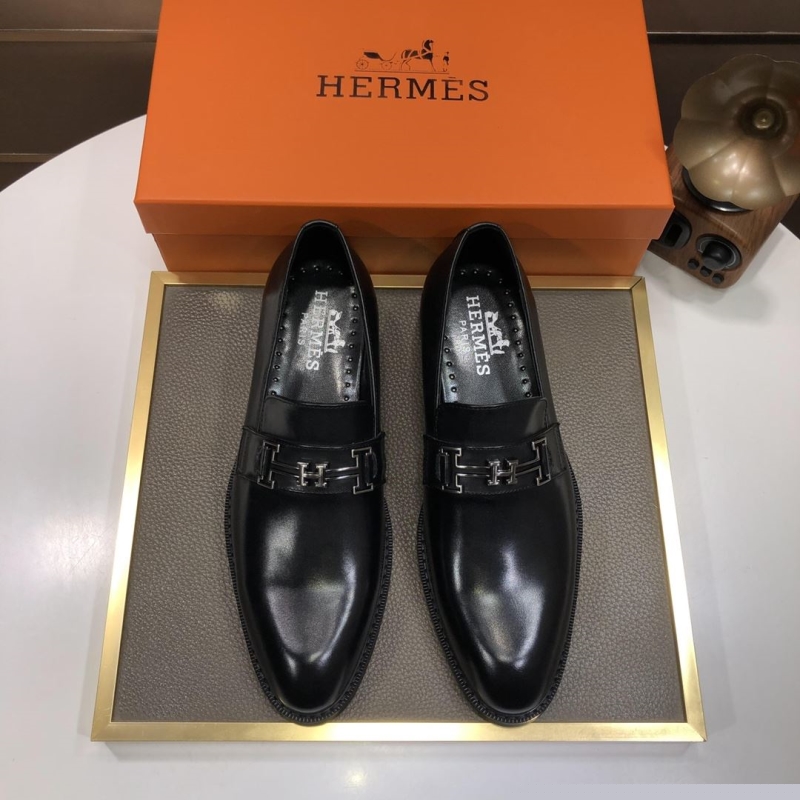 H**mes leather shoes